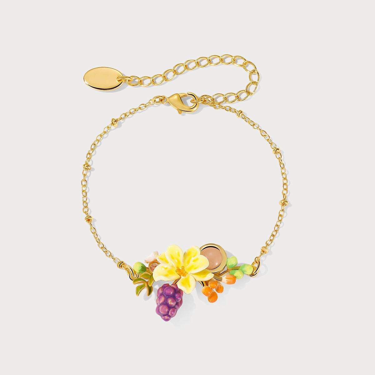 Honored Blend Sweet Grape Flower Bracelet