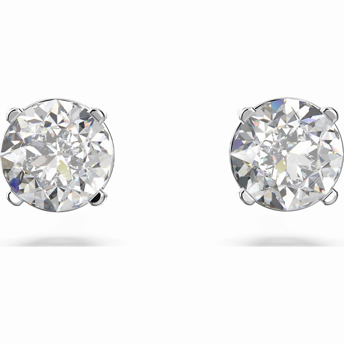 Bright Look Swarovski Attract Earrings, White