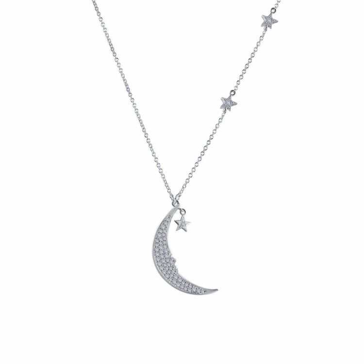 Moon & Star Necklace Everyday Spark date night look