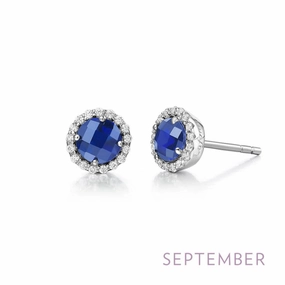 Sophisticated Shine Pieces September Birthstone Earrings