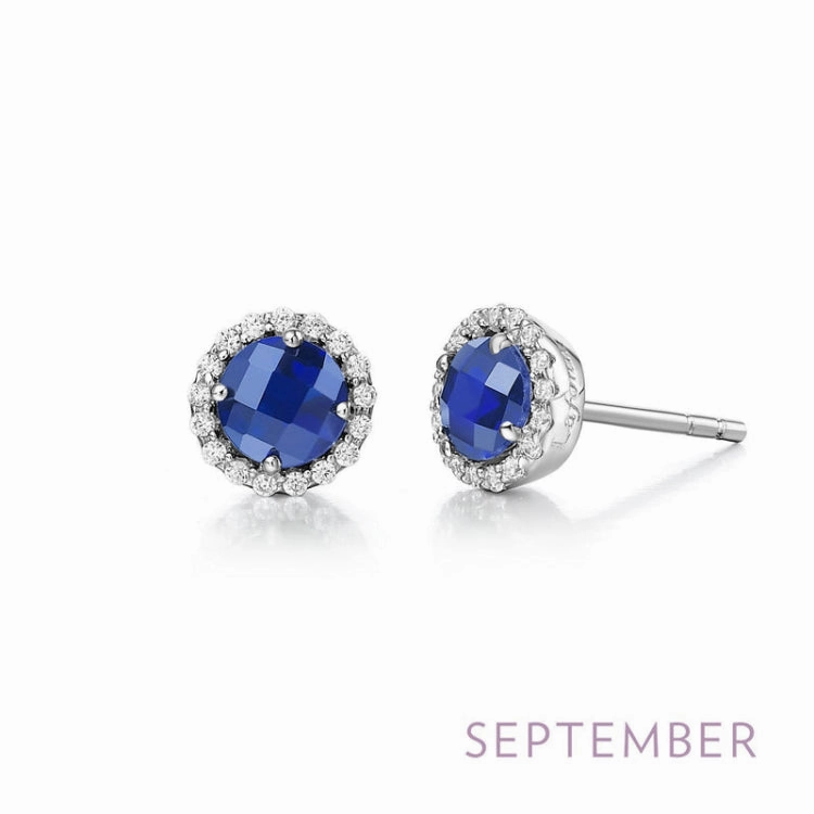 Sophisticated Shine Pieces September Birthstone Earrings