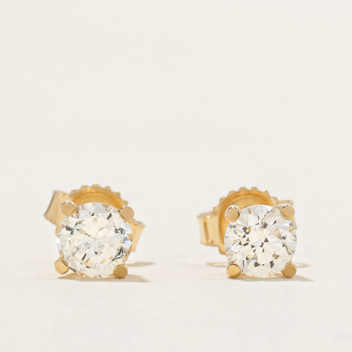 '100 Ways' Diamond Stud Earrings | 0.50ctw Romantic Vibe Clean Texture