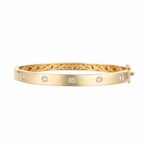 Charming Style Le Vian? Bangle featuring Nude Diamonds? set in 14K Honey Gold?
