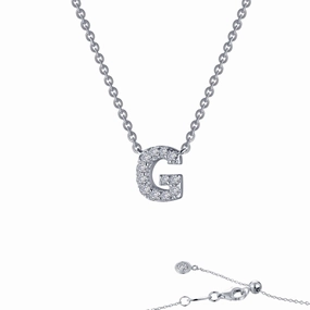 Lafonn Letter G Pendant Necklace Charming Craft