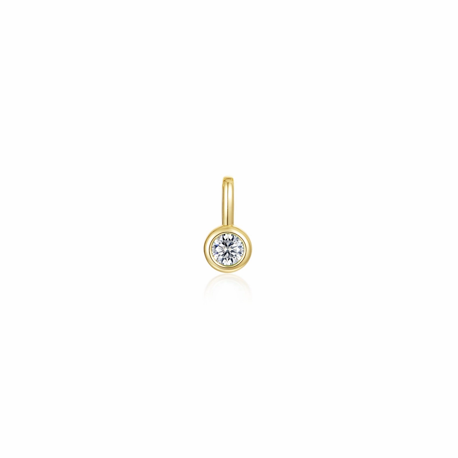 Subtle Highlight Lafonn April Bezel Birthstone Charm