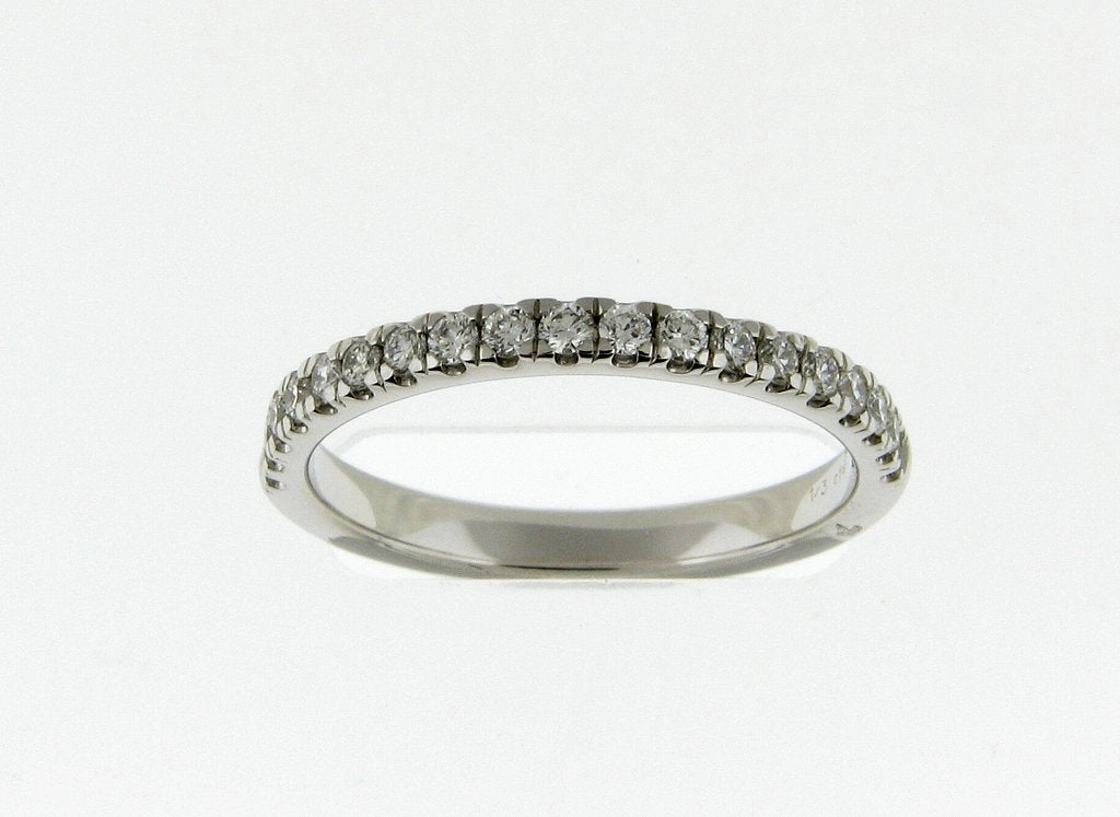 Wonderful Design Robust Style Bremer Jewelry Half Anniversary Diamond Wedding Ring in 14K White Gold (0.30ctw)