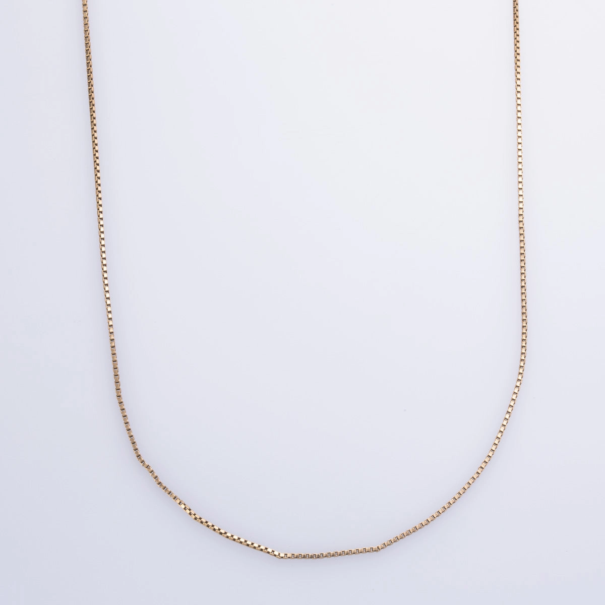 10k Yellow Gold Box Chain | 19" | Expressive Style