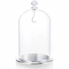 Soft color Swarovski Bell Jar Display, large