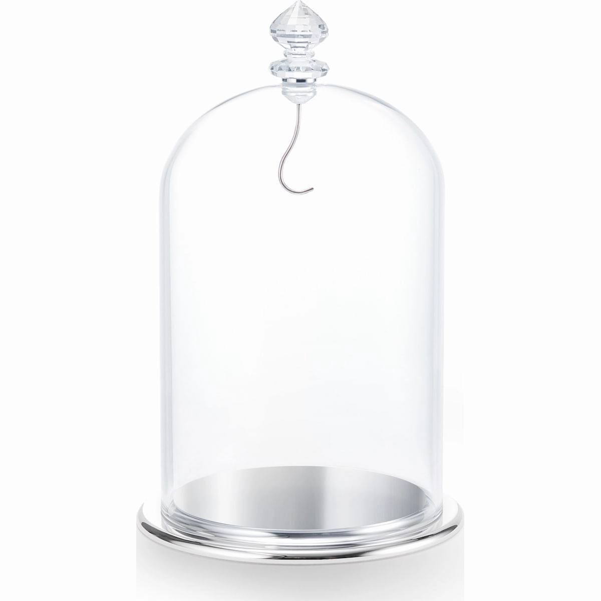 Soft color Swarovski Bell Jar Display, large