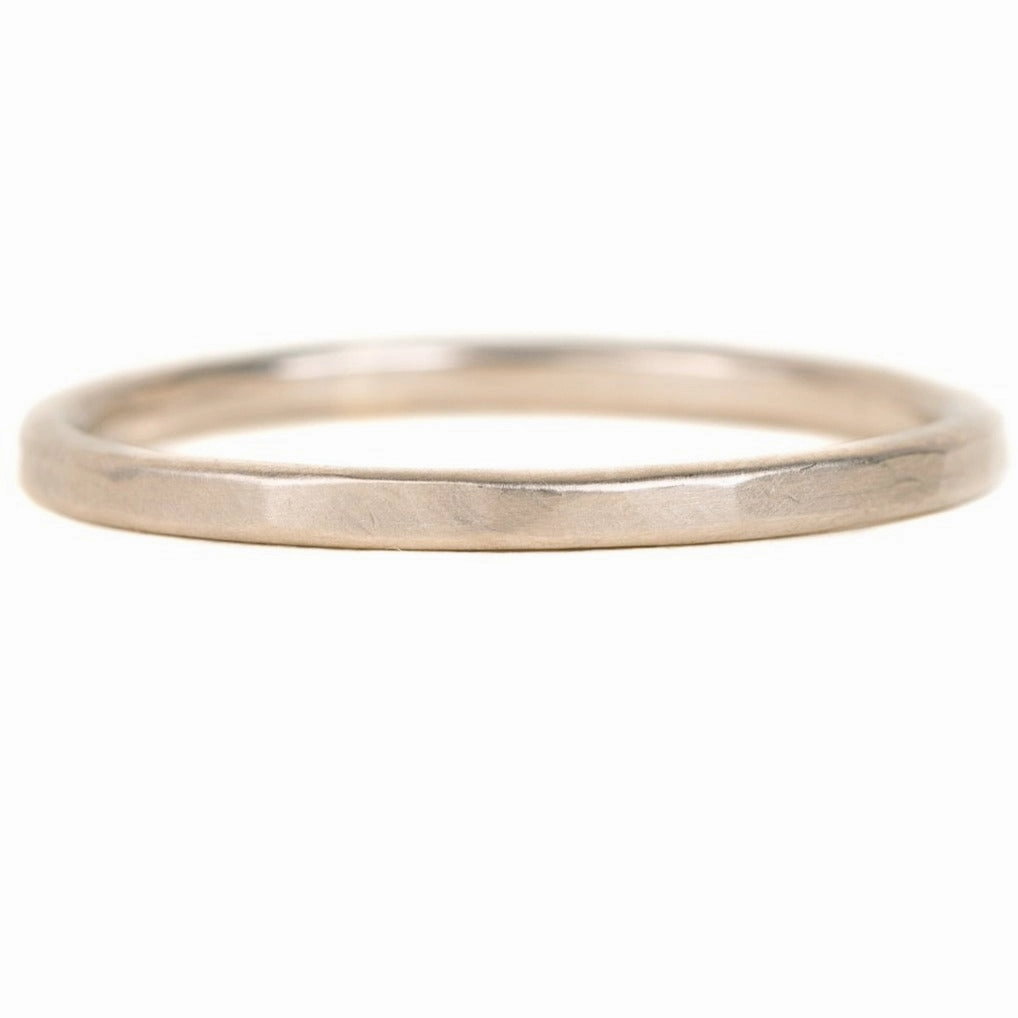 Faceted Stacker  - 18ky Gold, 14kpw Gold Holiday Style