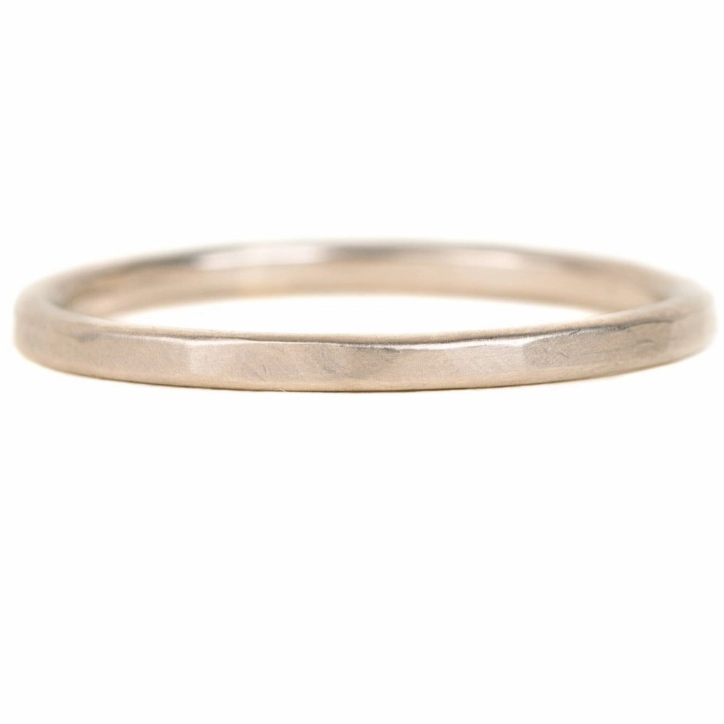 Faceted Stacker  - 18ky Gold, 14kpw Gold Understated Style Chic Gifts