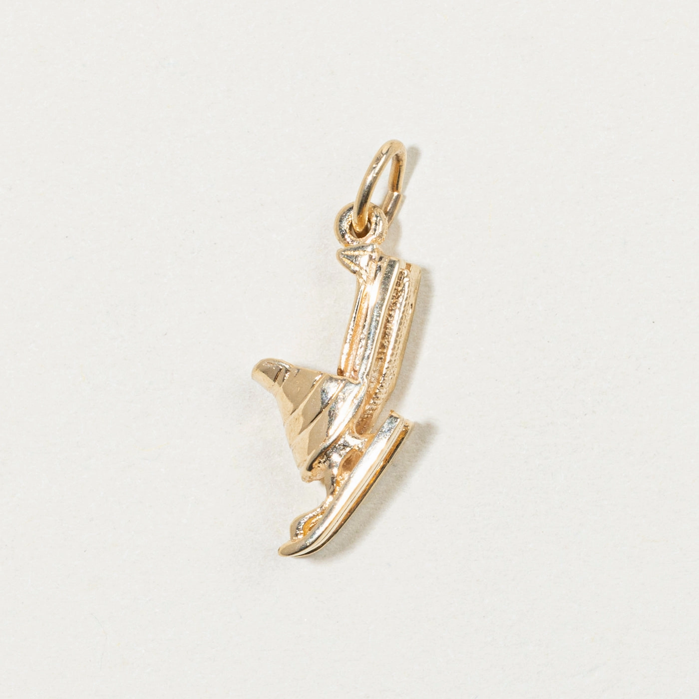 10k Yellow Gold Snow Mobile Charm Luxe Shine
