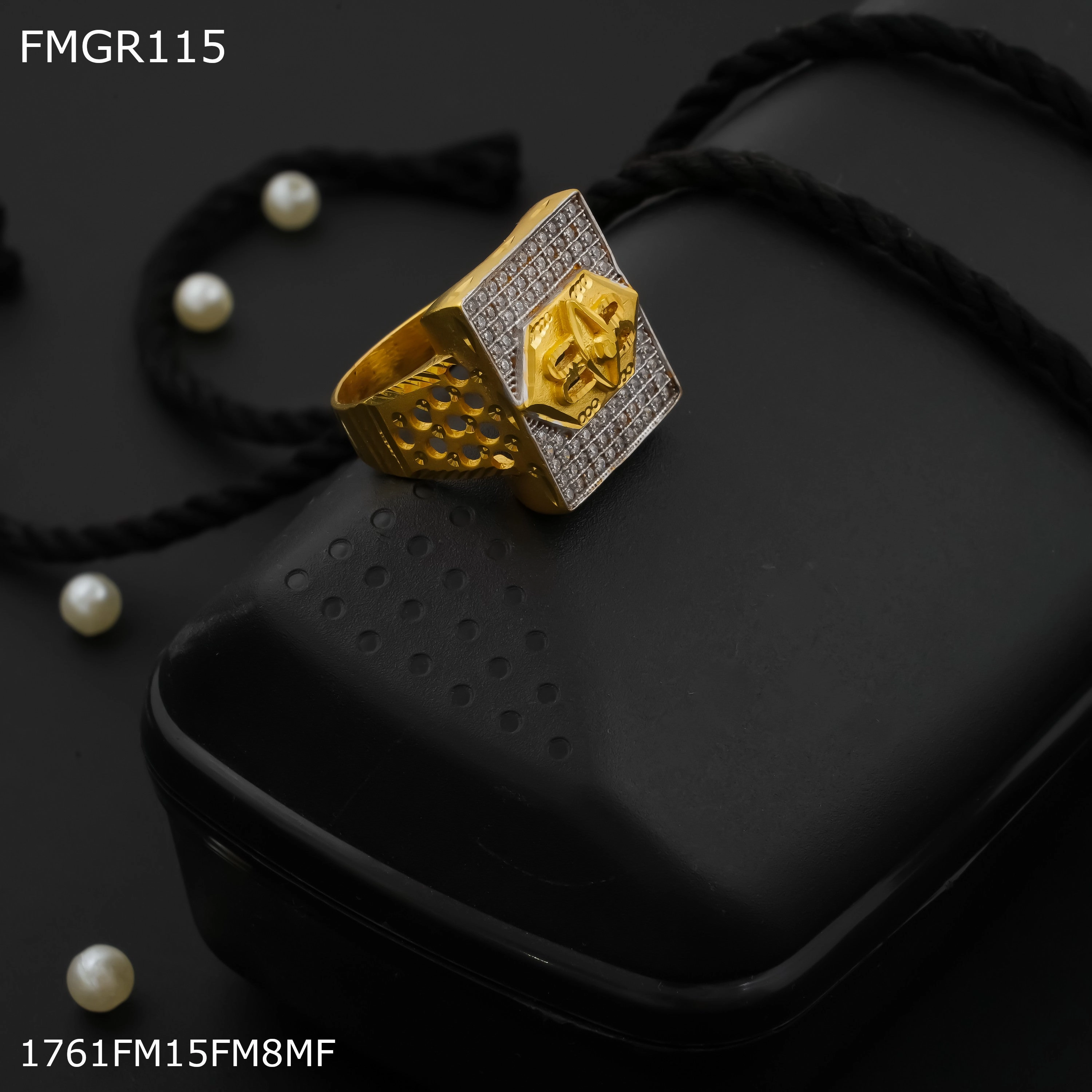 Freeme 1gm Third eye with gold plated for men - FMRI115 Timeless Charm understated look