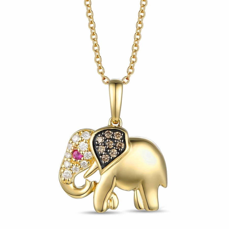 Refined Vibe Le Vian? Elephant Pendant