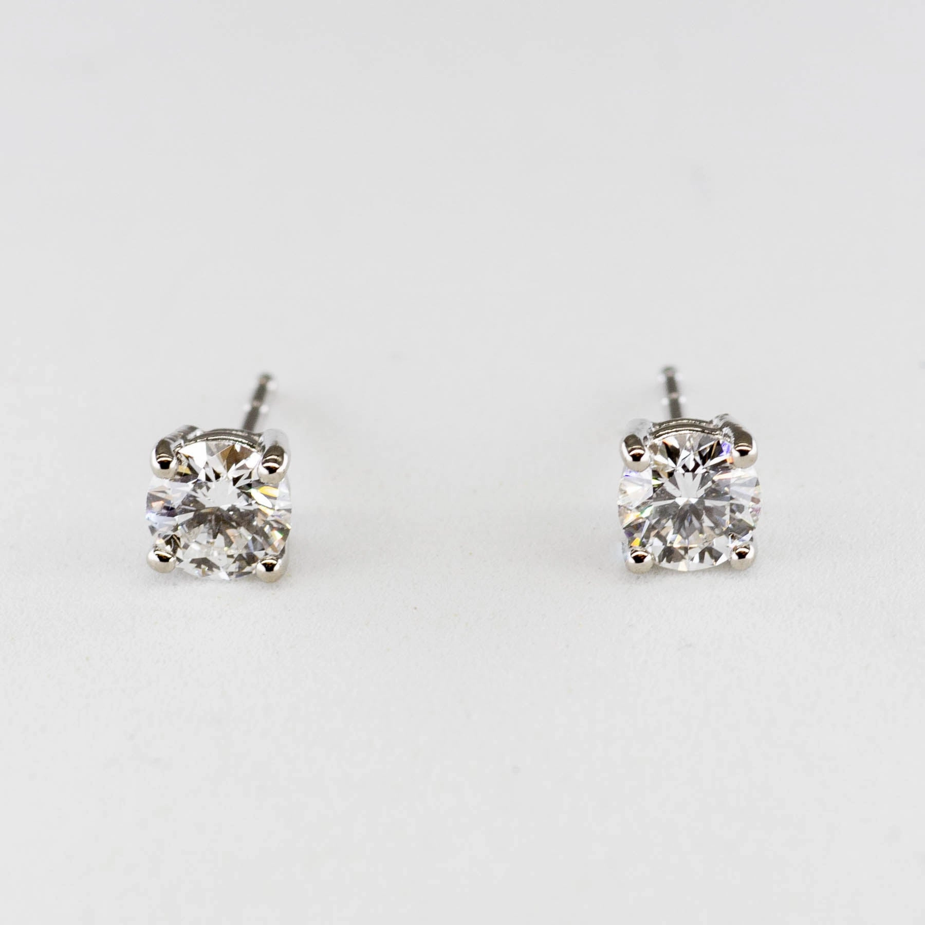 Pure Brilliance '100 Ways' Diamond Studs in White or Yellow Gold | 2/3 carat | Options Available |