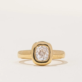 Luxe Detail GIA Certified Old Mine Cut Diamond Engagement Ring | 1.17ct VS2 E | SZ 6.25 |