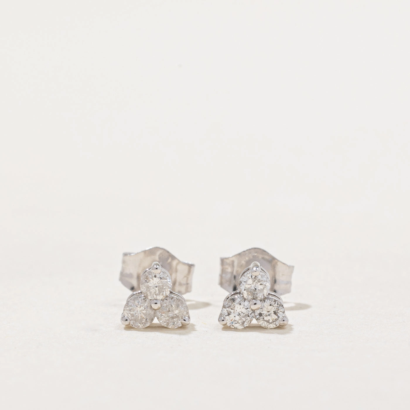 Evening Glam Classy Accent '100Ways' Diamond Trio Cluster Earrings | 0.25ctw |
