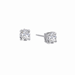 gentle touch Brilliant Finish 1.32 CTW Solitaire Stud Earrings